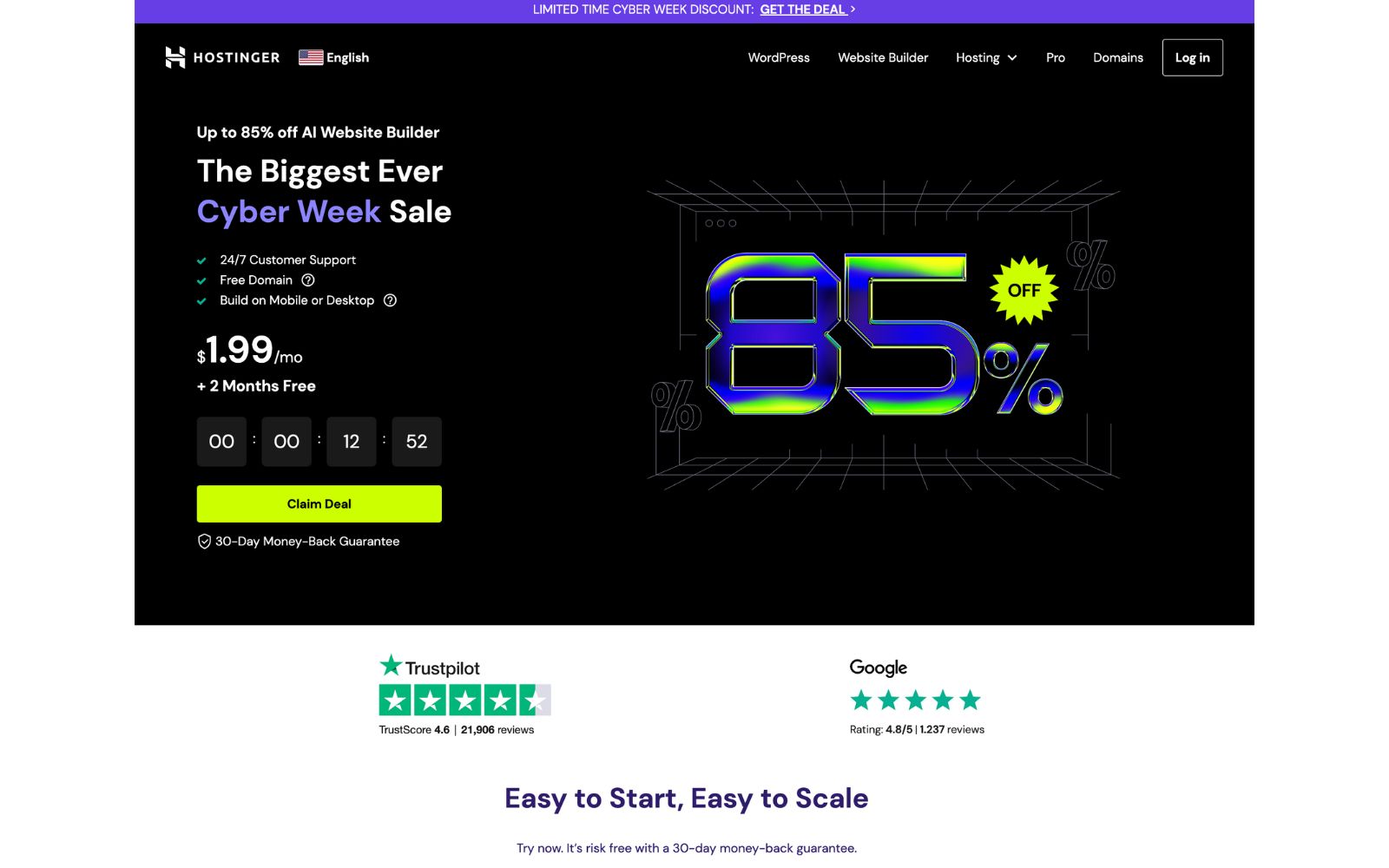Hostinger AI Website Builder